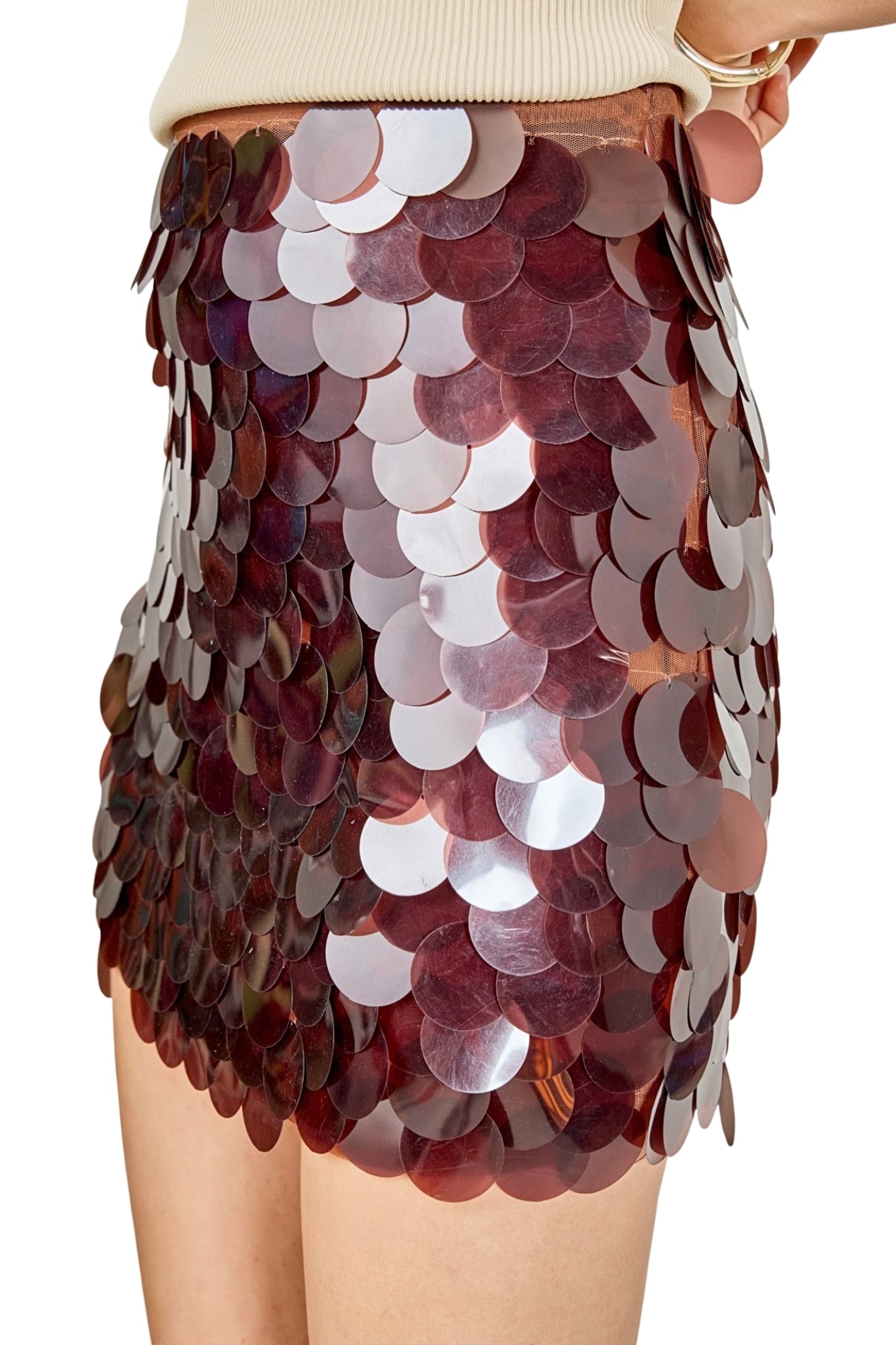SEQUINED SKIRT
