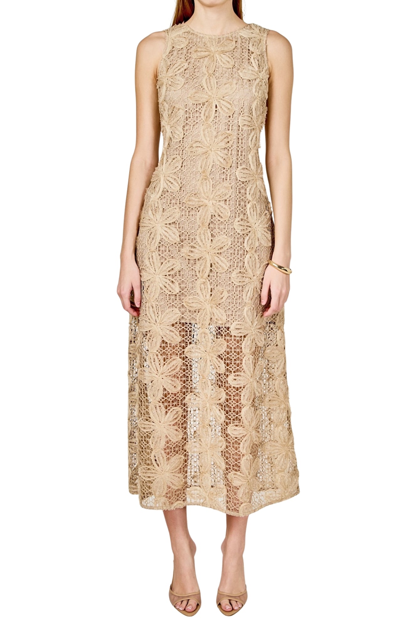 LACE CAMI MAXI DRESS