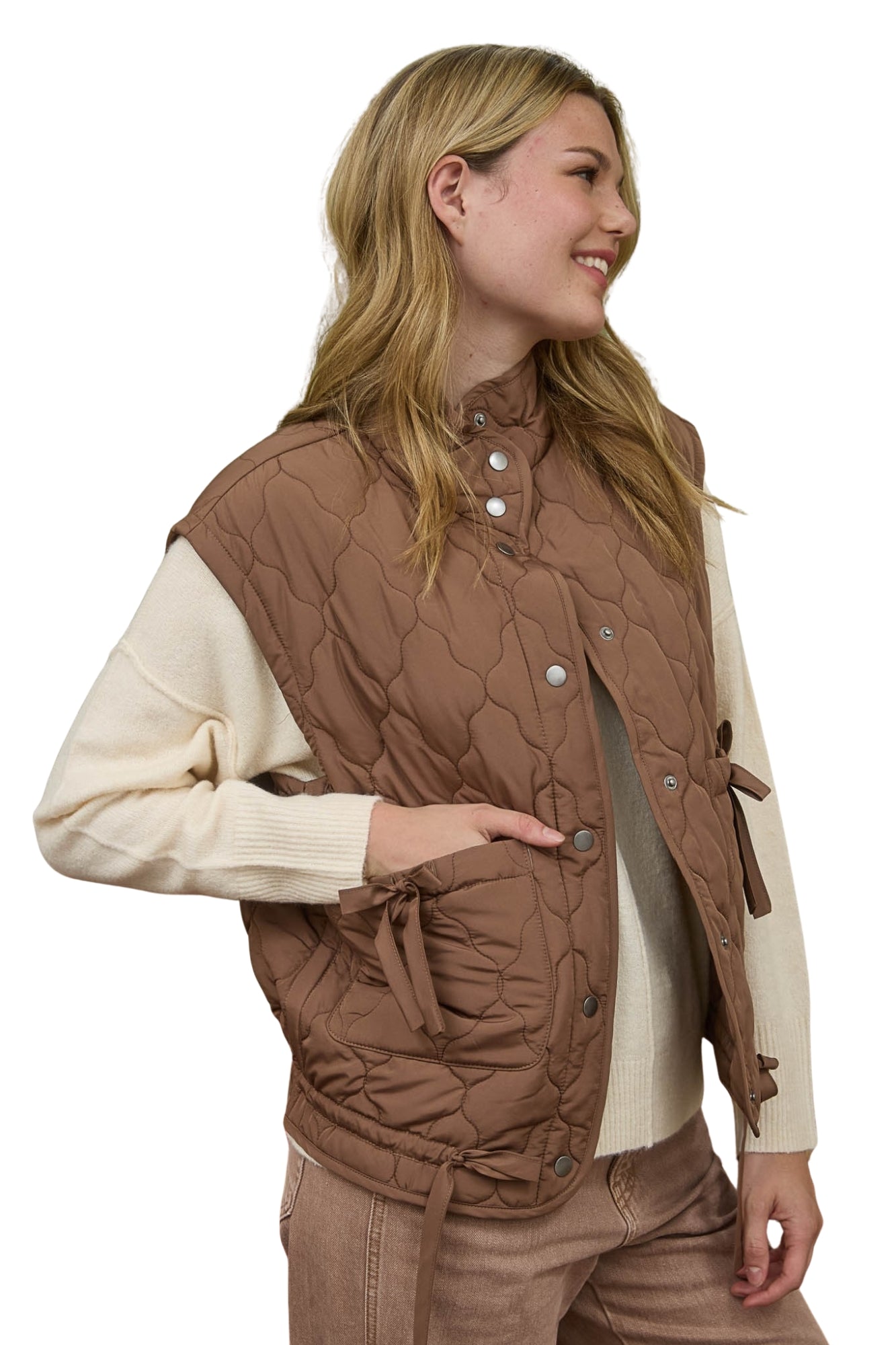 QUILTED PUFFER VEST