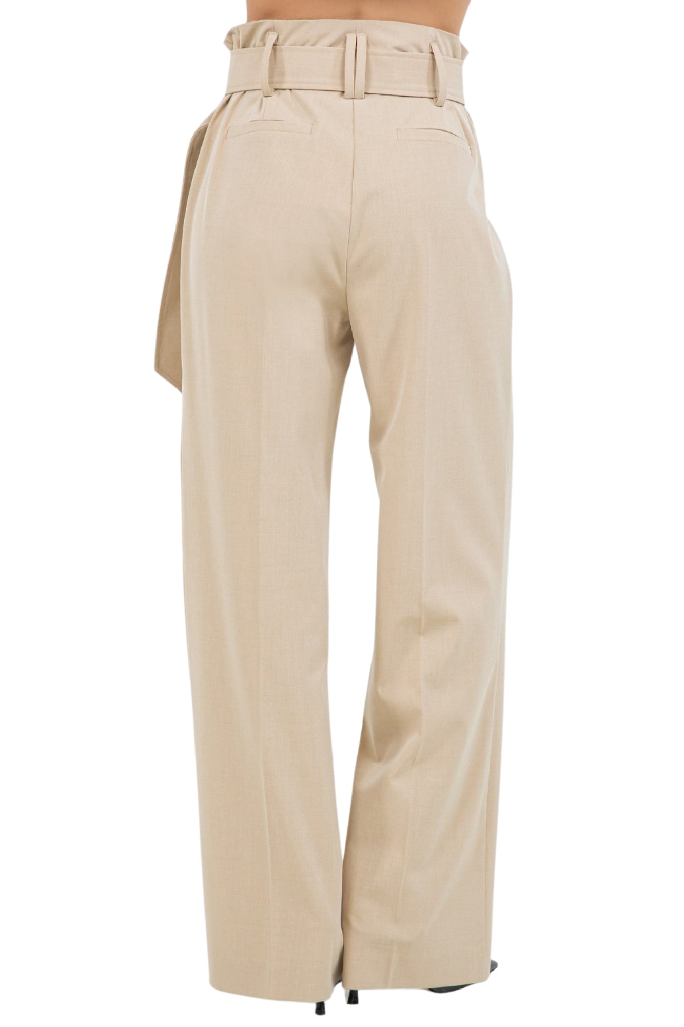 STRUCTURED BUTTON DOWN TOP & STRAIGHT LEG TROUSER