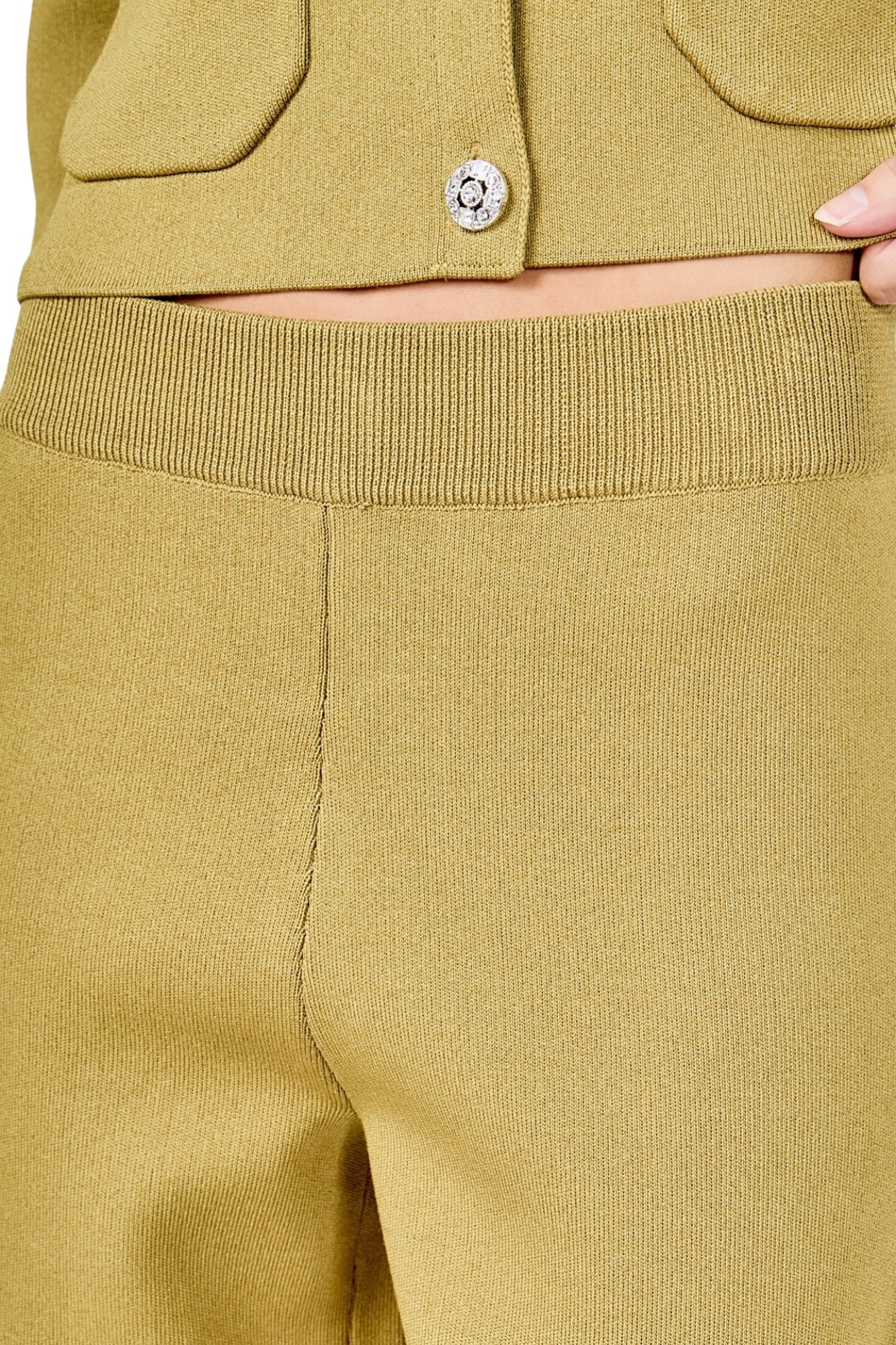 KNIT CARDIGAN & RELAXED FIT PANTS