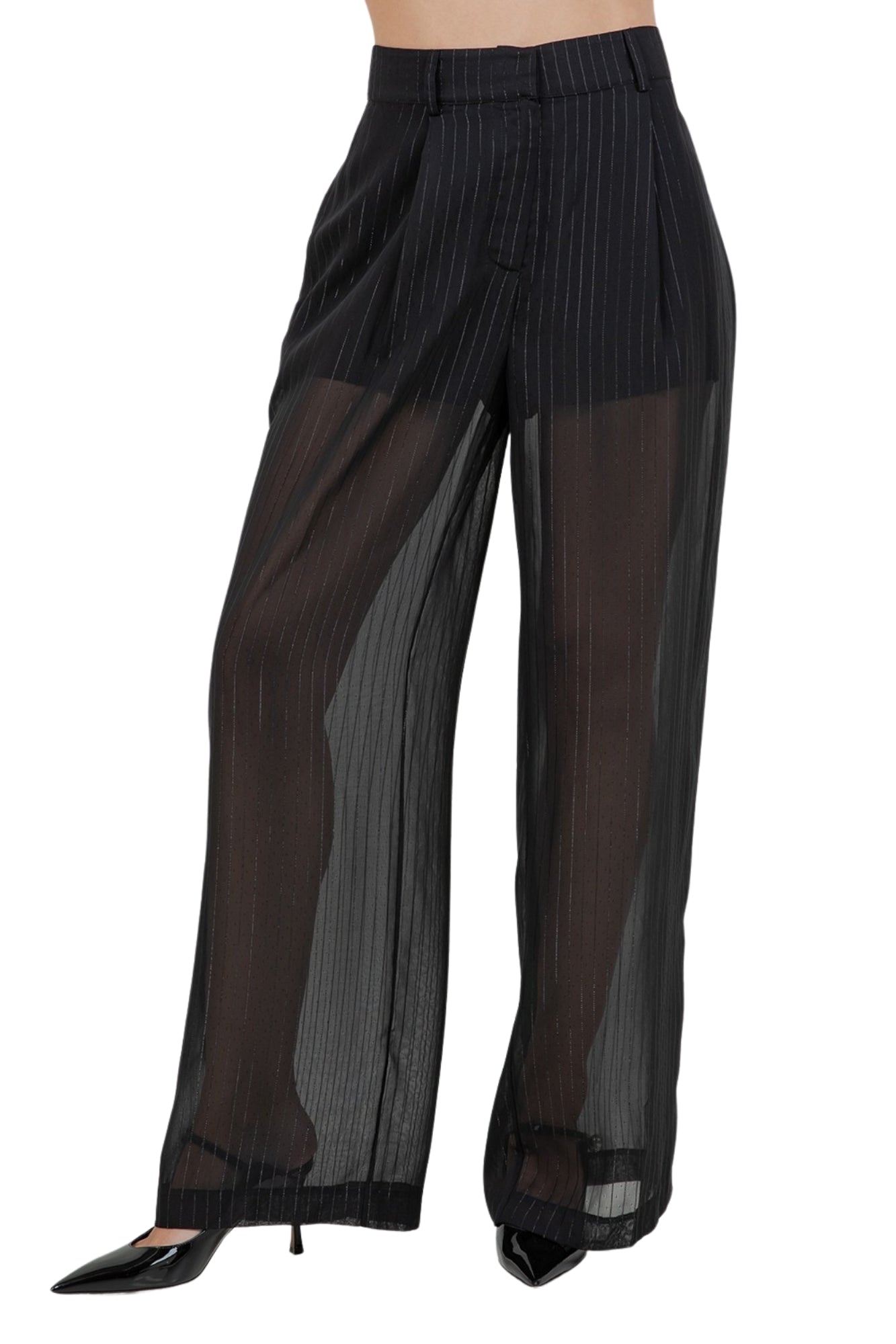 LIGHTWEIGHT LUREX BLAZER & PANTS SET