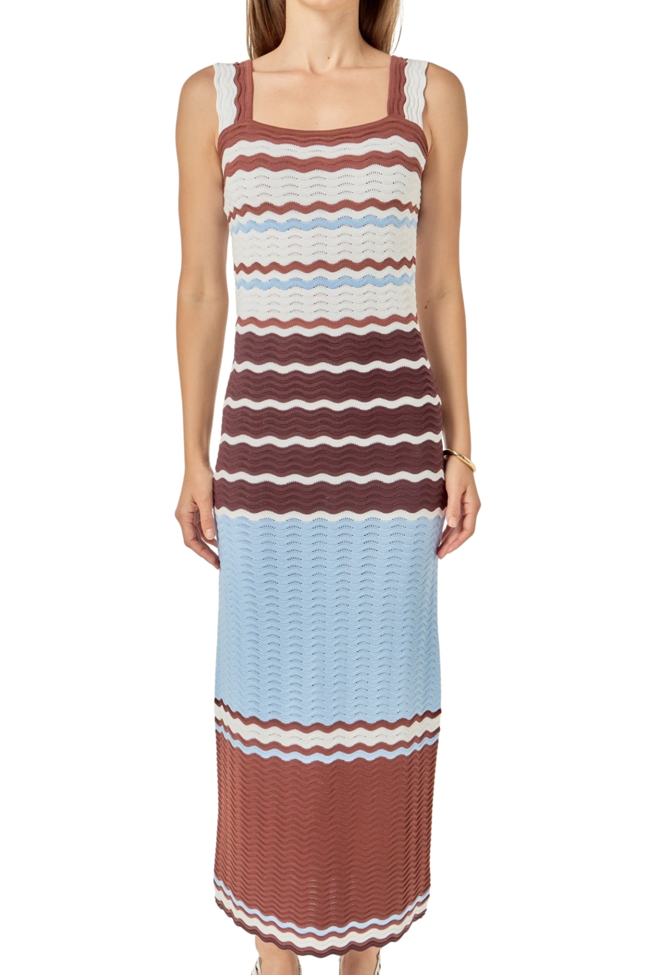 CROCHET MIDI DRESS