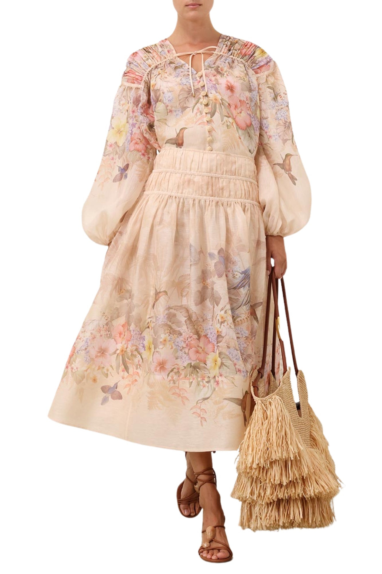 ILLUMINATE DRAWN SKIRT SET