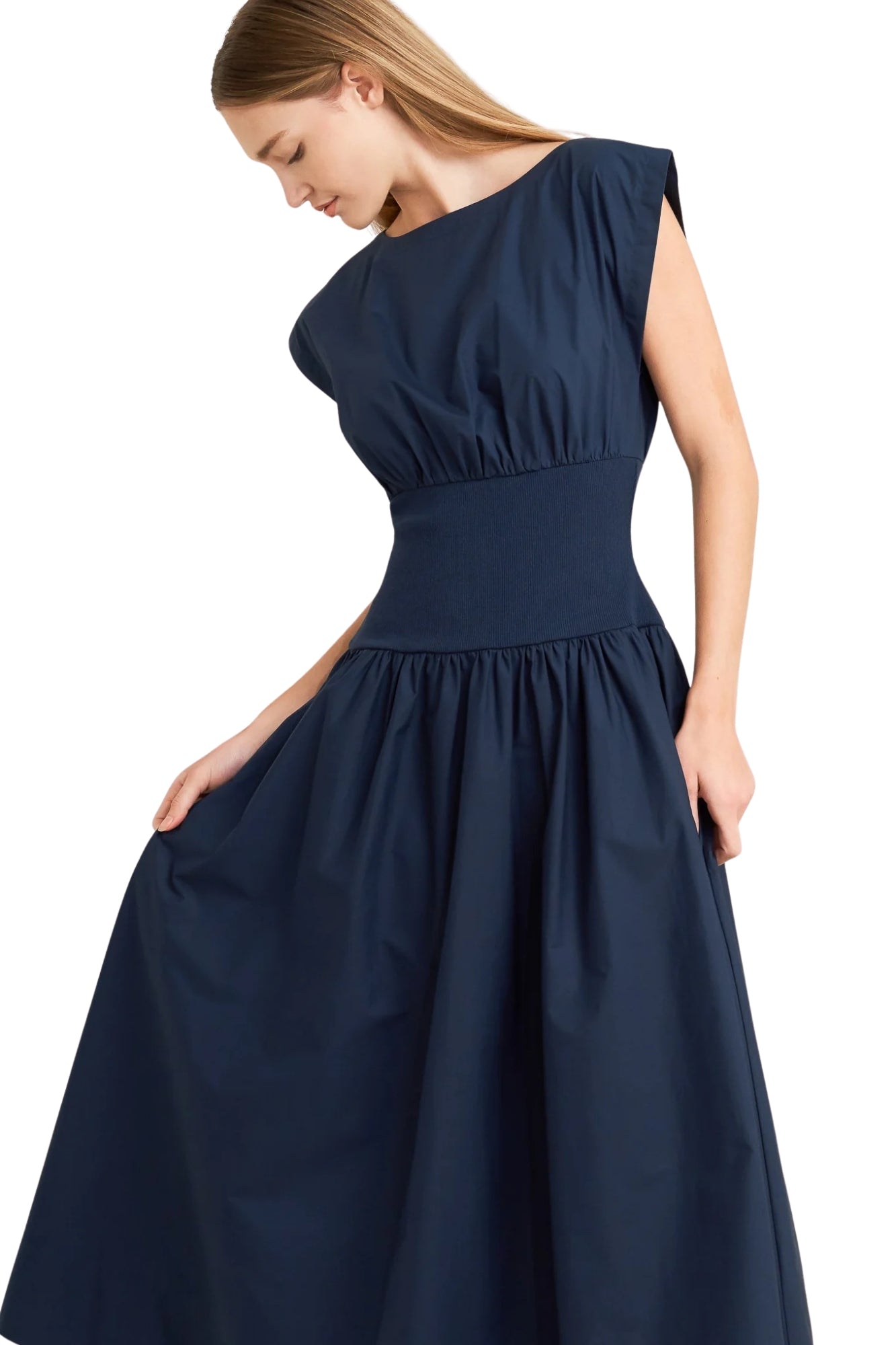 DREAMWEAVER ROMANTIC WOVEN MIDI DRESS