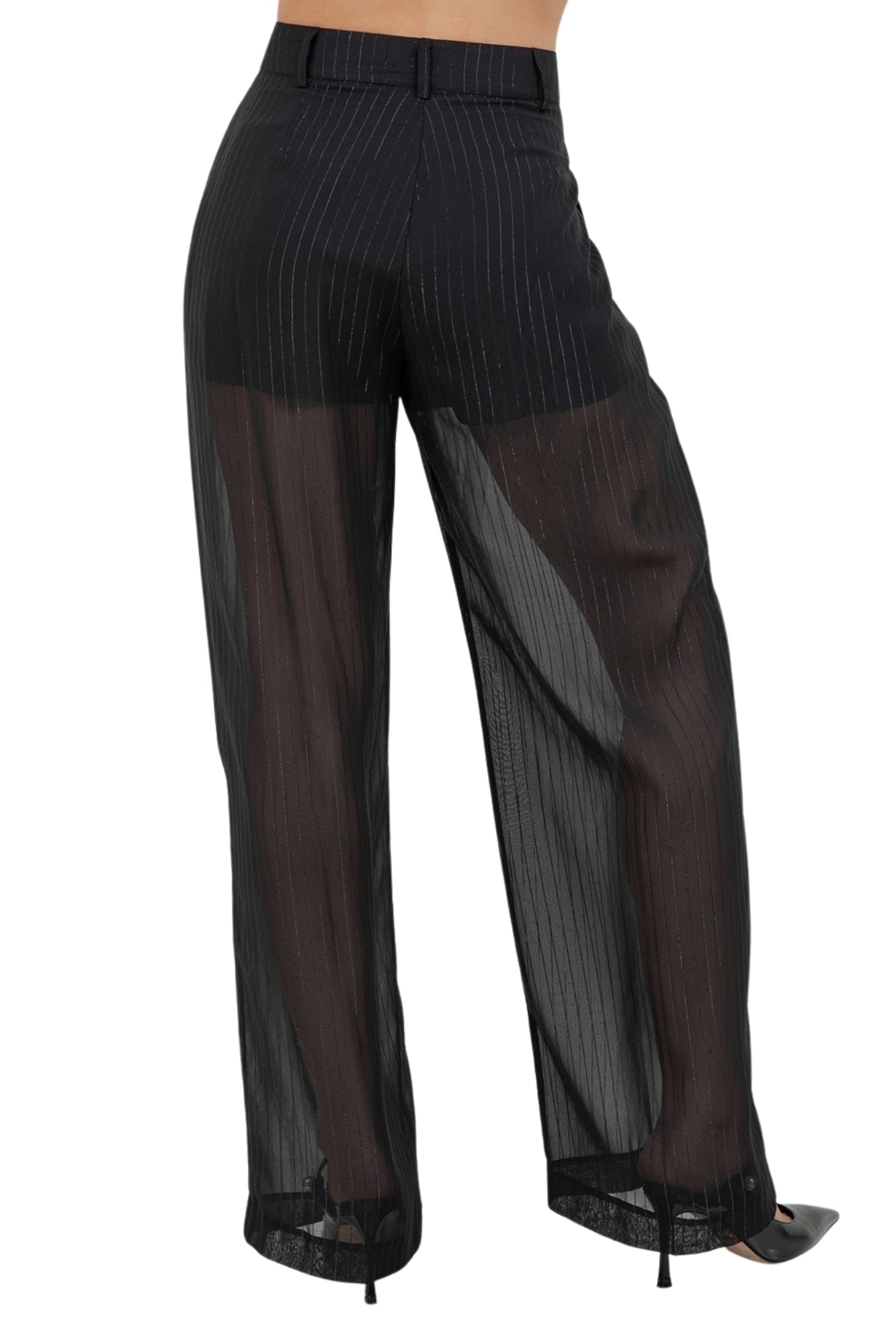 LIGHTWEIGHT LUREX BLAZER & PANTS SET