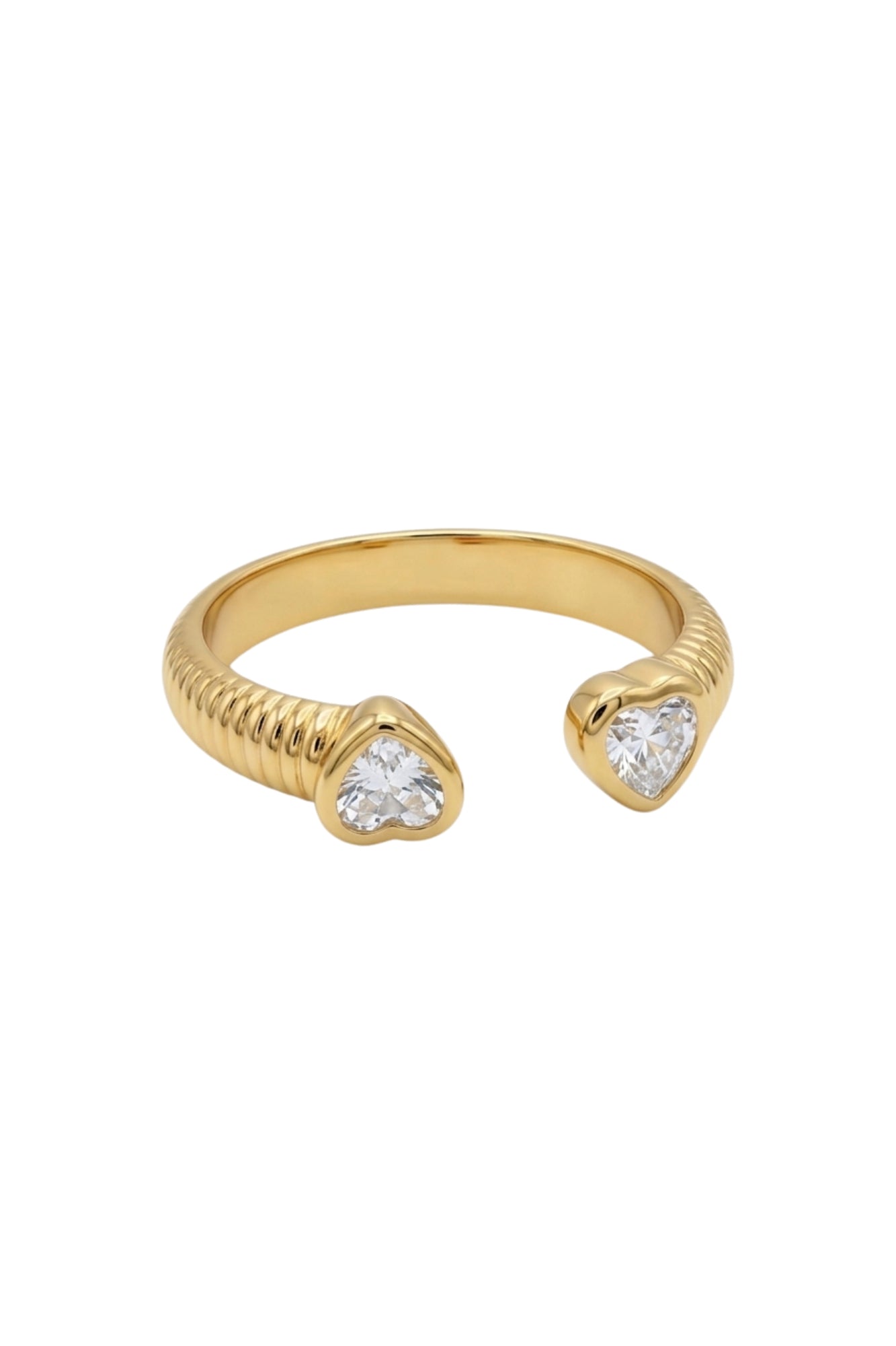 DOUBLE HEART RING