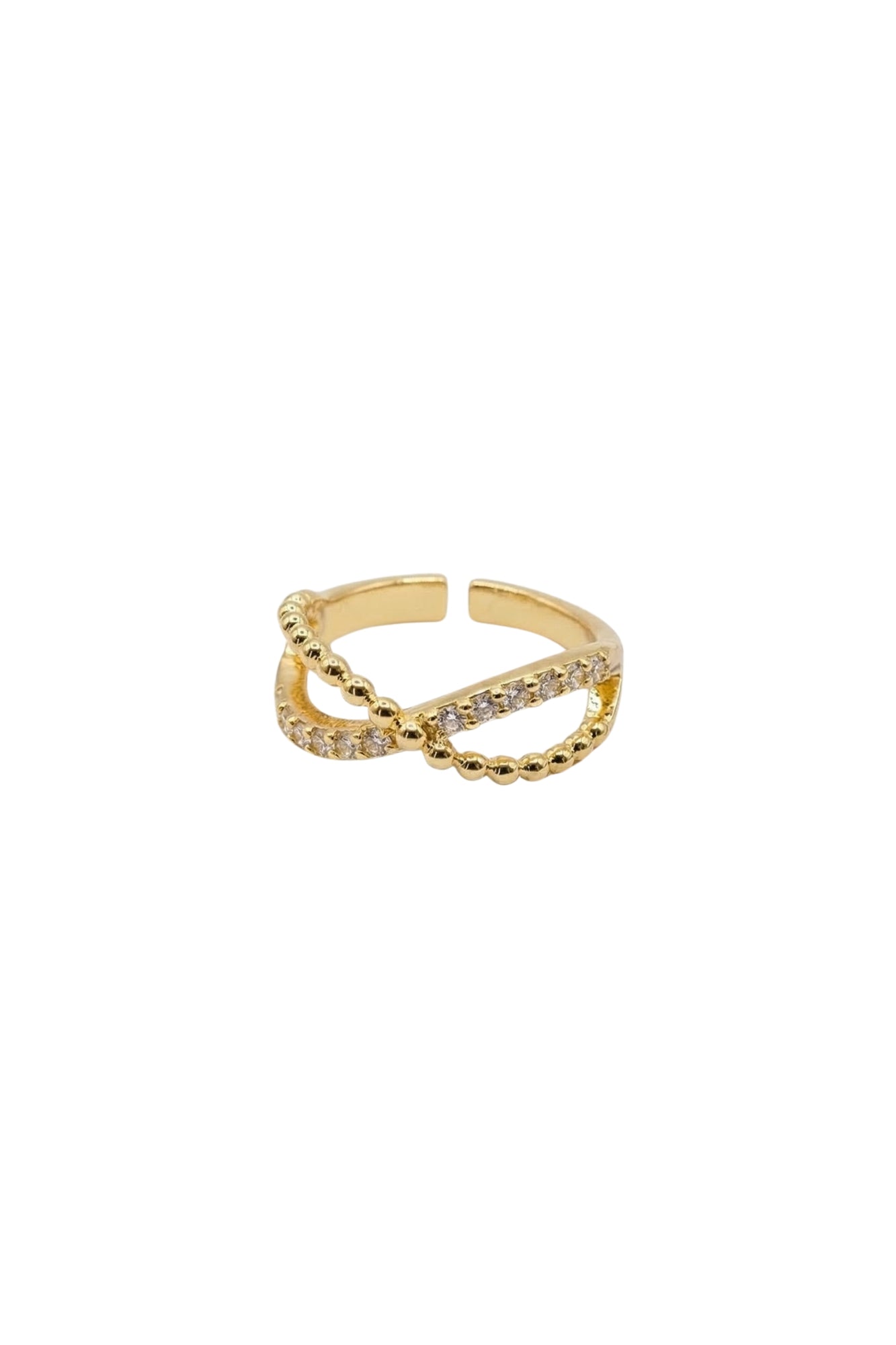 ETERNAL INTERLACE ADJUSTABLE RING