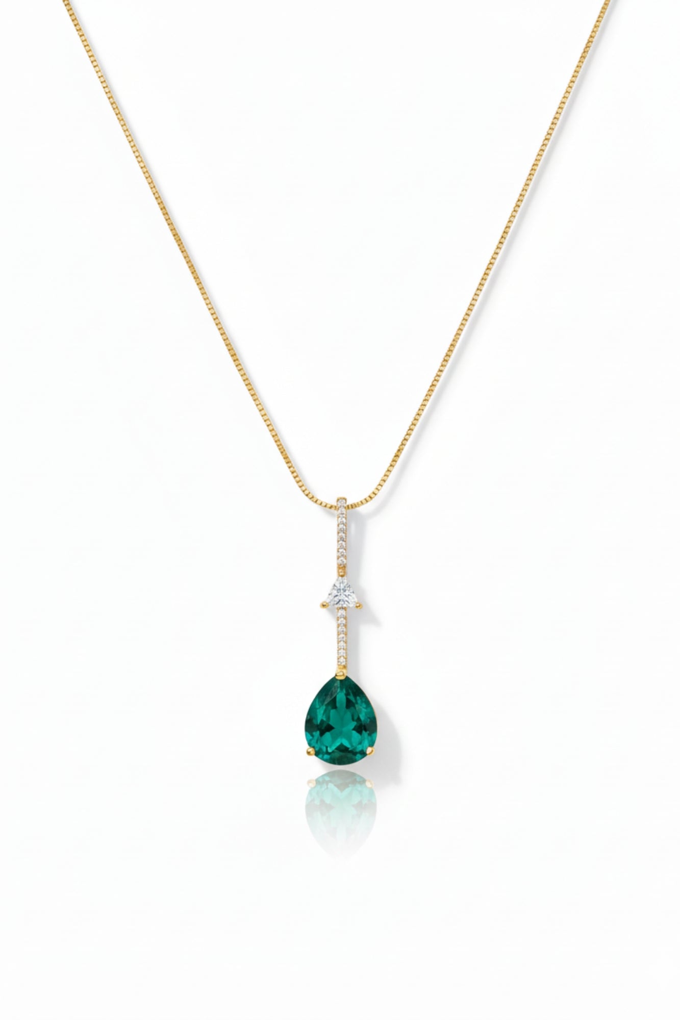ROYAL GREEN TRINITY NECKLACE
