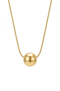 BALL SNAKE CHAIN NECKLACE
