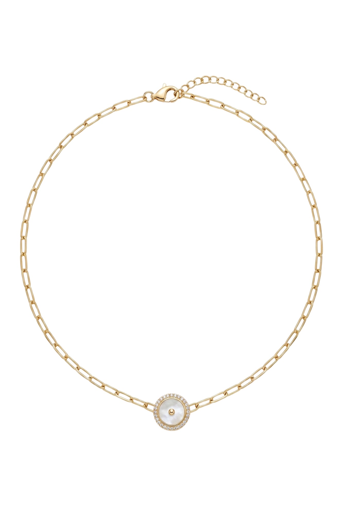 CELESTIAL HALO NECKLACE - WHITE