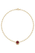 CELESTIAL HALO NECKLACE - RED