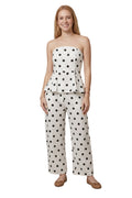 POLKA DOT LINEN PANTS SET
