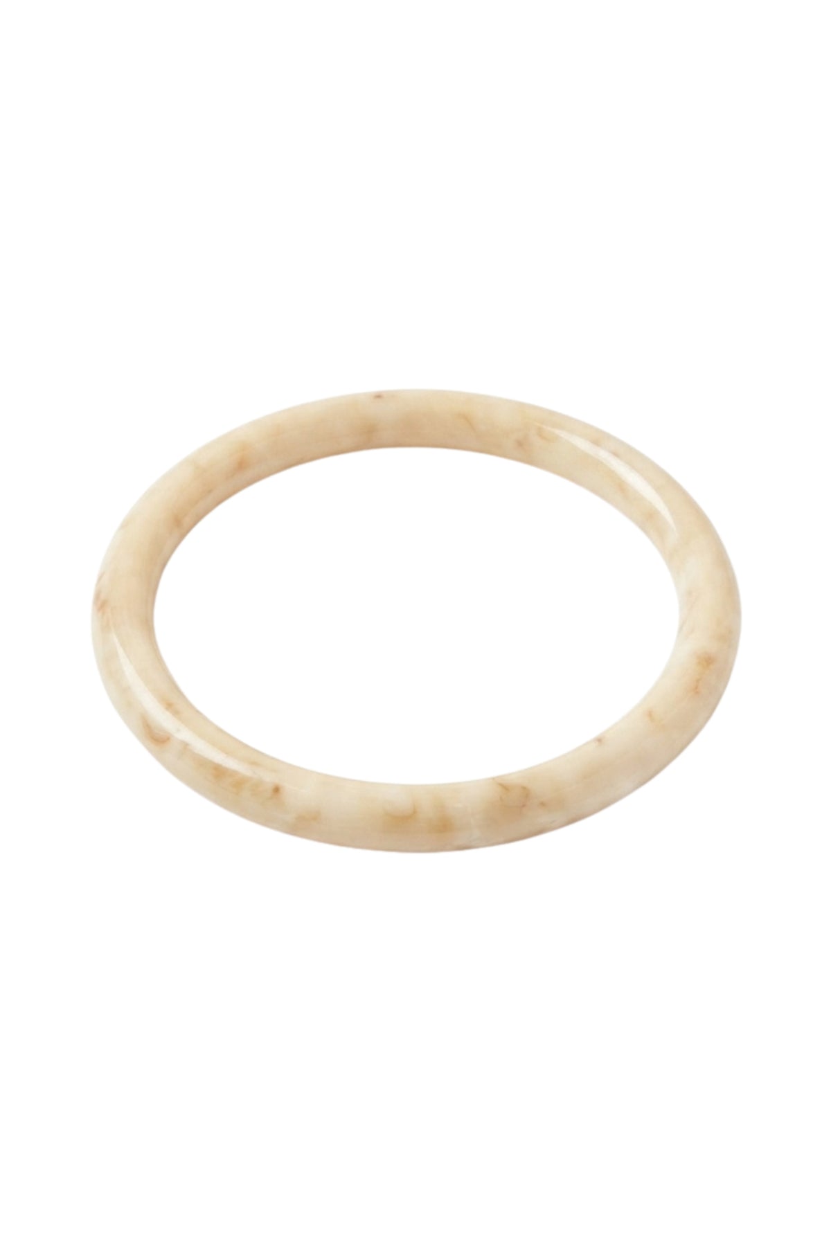 RESING BANGLE BRACELET - OFF WHITE