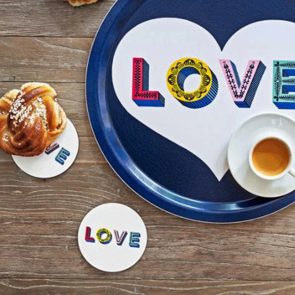 COASTERS - LOVE (WHITE)