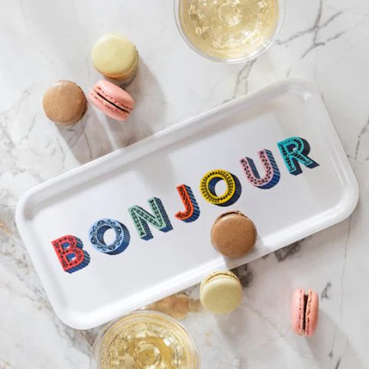 BIRCH WOOD TRAY - BONJOUR