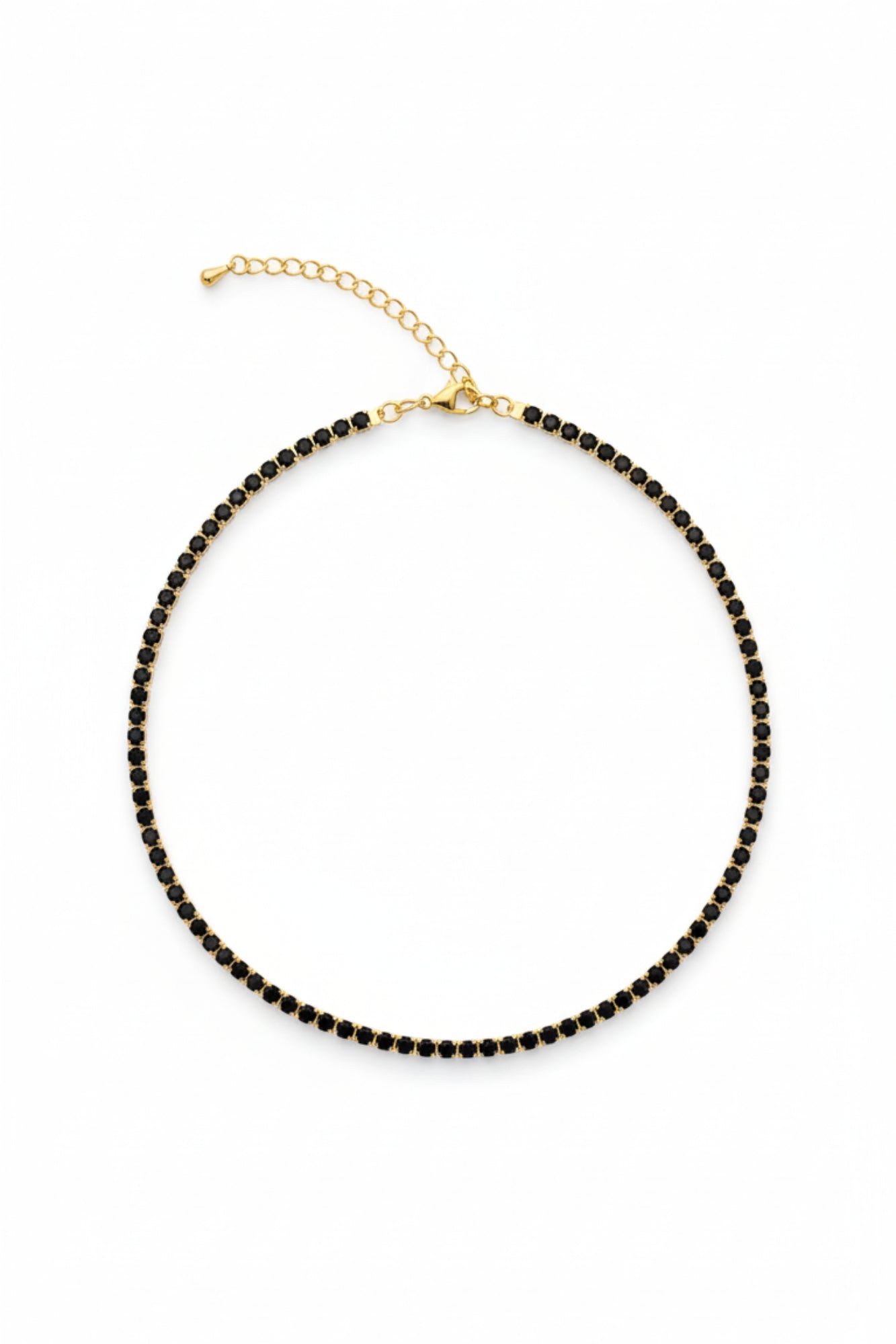 TENNIS NECKLACE - ONYX