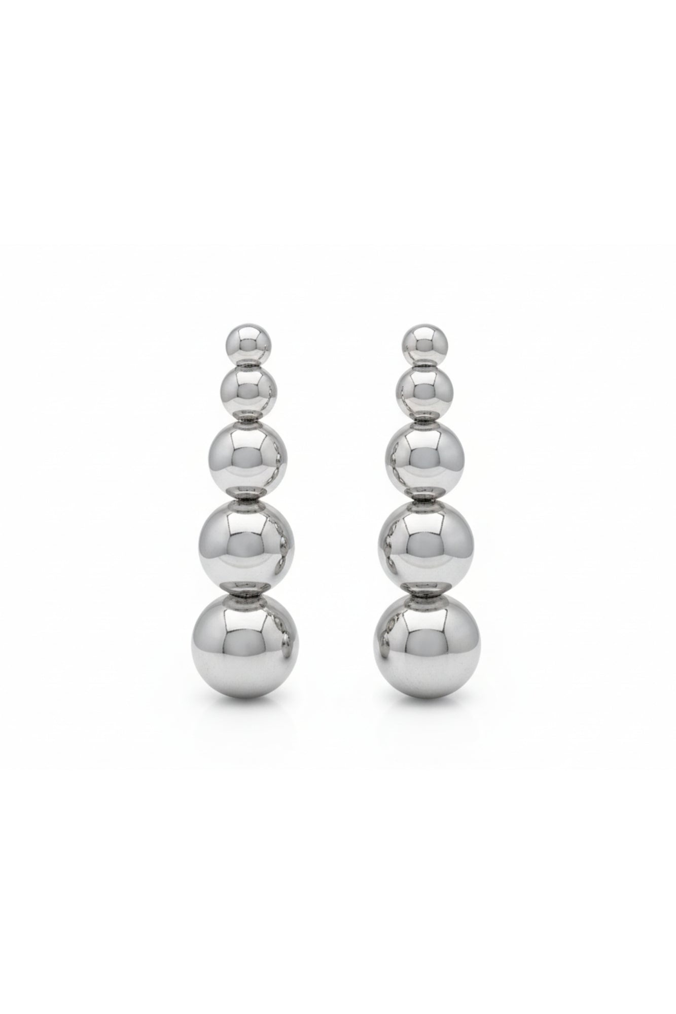 SILVER CIRCLE EARRINGS