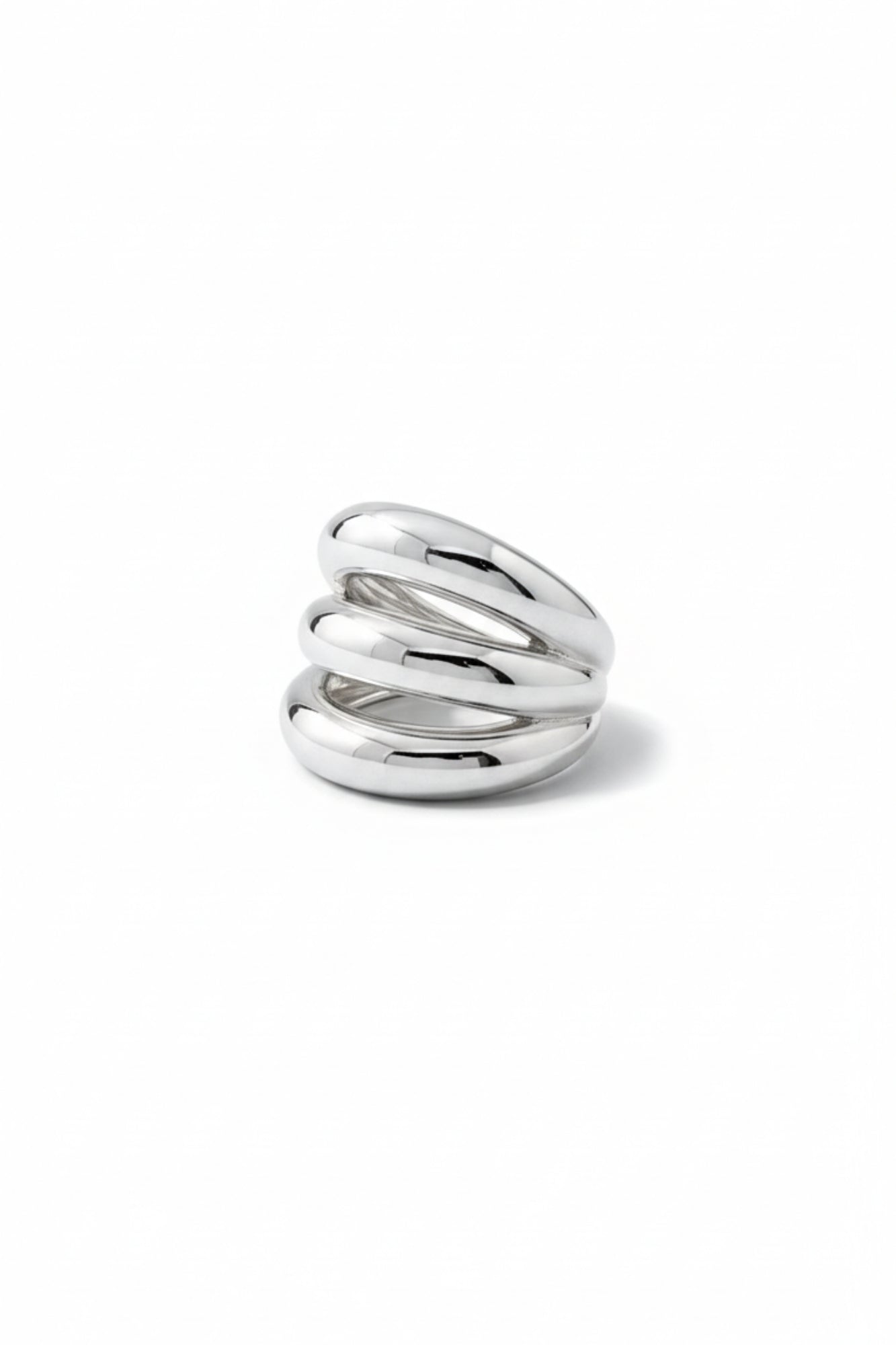 BOLD SILVER ADJUSTABLE RING