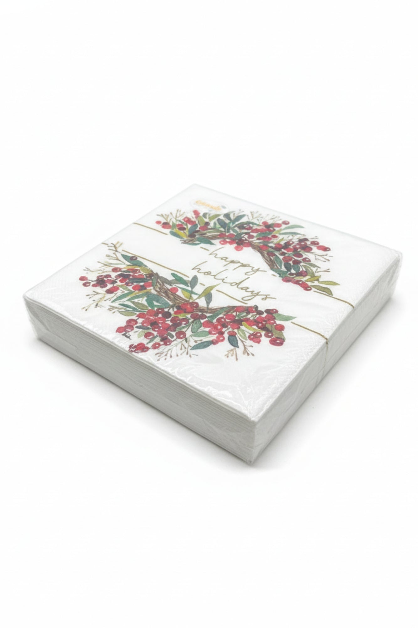 HAPPY HOLIDAY NAPKINGS