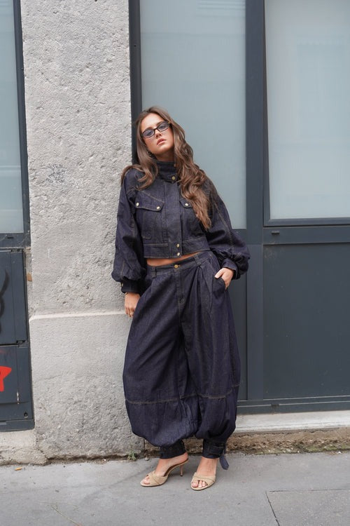 DENIM OVERSIZE SET