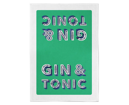 WORD DISH TOWEL - GIN & TONIC