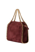 METALLIC TRIM HANDBAG - RED